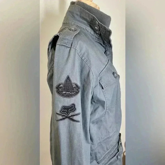 Fox Head | Fox Co | Fox Racing Utility Jacket | Motocross Rider | Grey XL - Picture 1 of 6